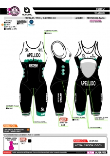 Tritraje PRO abierto 2.0 -... 2