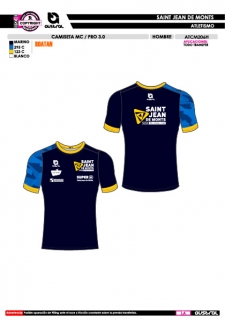 Camiseta MC PRO 3.0 - Marino 2