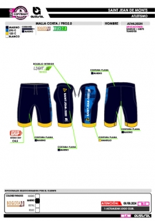 Malla corta PRO 2.0 - Marino 2