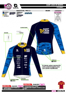 Maillot ML PRO 3.1 - Marino 2