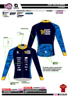 Maillot ML PRO 3.1 - Marino 2