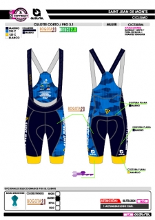 Culotte Corto PRO 3.1 - Marino 2