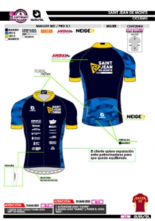 Maillot MC PRO 3.1 - Marino 2