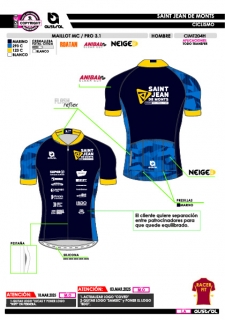 Maillot MC PRO 3.1 - Marino 2