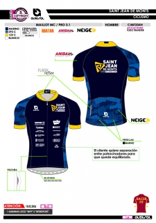 Maillot MC PRO 3.1 - Marino 2