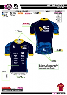 Maillot MC PRO 3.1 - Marino 2