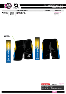 Bermuda PRO 1.1 - Negro 2