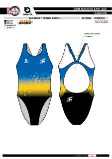 Bañador Tirante Ancho - Royal 2