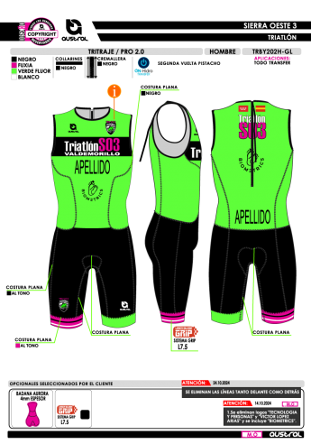 Tritraje PRO 2.0 - Verde