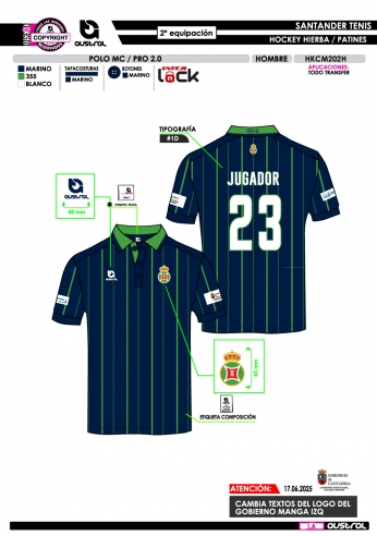 Polo MC PRO 2.0 - Marino