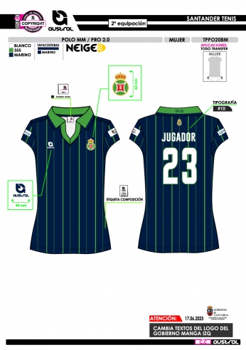 Polo MM PRO 2.0 - Marino