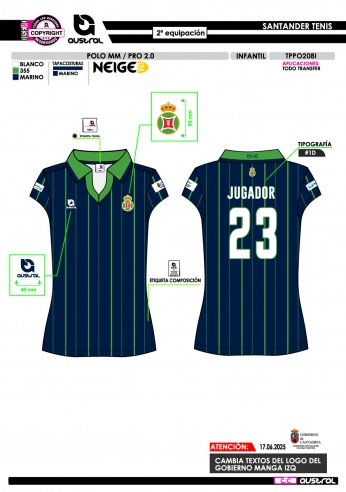 Polo MM PRO 2.0 - Marino