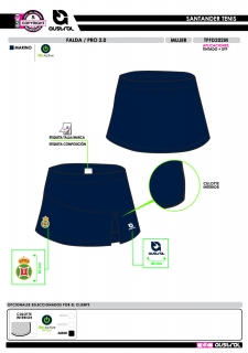 Falda PRO 2.0 - Marino 2