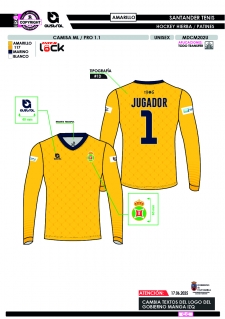 Camisa ML PRO 1.1 - Amarillo 2