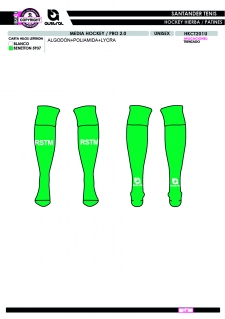 Media Hockey PRO 2.0 - Verde 2