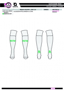 Media Hockey PRO 2.0 - Blanco 2