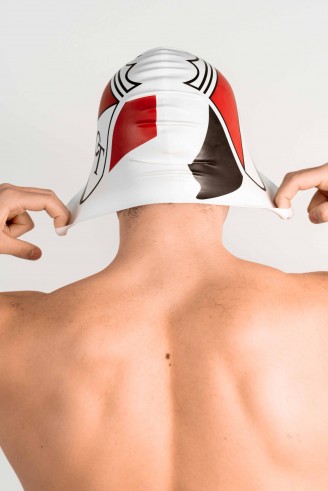 Gorro Natación SUEDE - Blanco