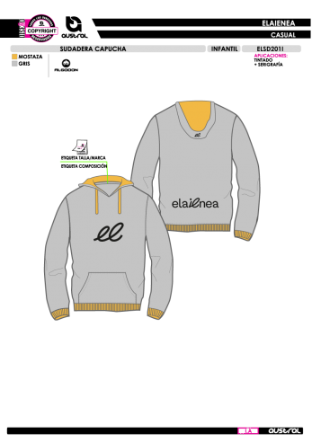 Sudadera Capucha - Infantil