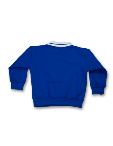 Chaqueta chándal infantil azulón