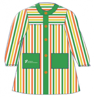 Bata rayas infantil verde CAT 2