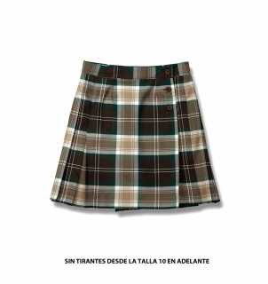 Falda de lana fina