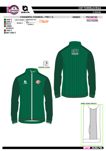 Chaq. Chándal PRO 1.6 - Verde