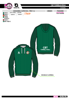 Sudadera Capucha PRO 1.6 -... 2