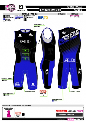 Tritraje PRO 3.2 - Club - Logos...