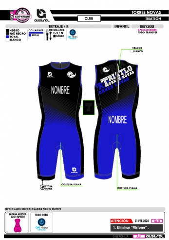 Tritraje K - Club - Royal