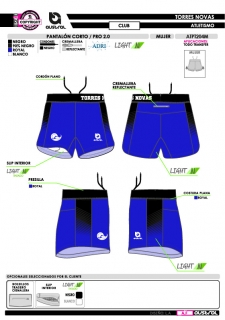 Pantalón Corto PRO 2.0 - Royal 2