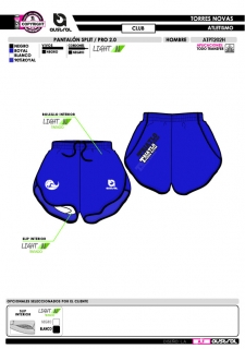 Pantalón Split PRO 2.0 - Royal 2