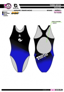 Bañador Tirante Ancho - Royal 2