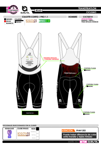 Culotte Corto PRO 1.1 - Rojo