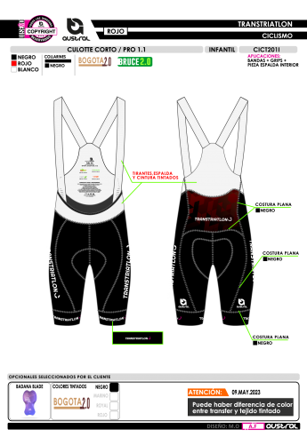 Culotte Corto PRO 1.1 - Rojo