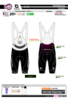 Culotte Corto PRO 1.1 - Rosa 2