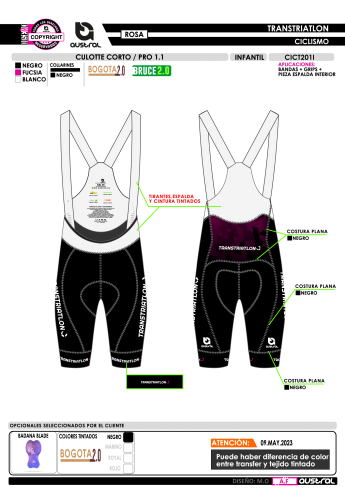 Culotte Corto PRO 1.1 - Rosa