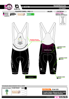 Culotte Corto PRO 1.1 - Rosa 2