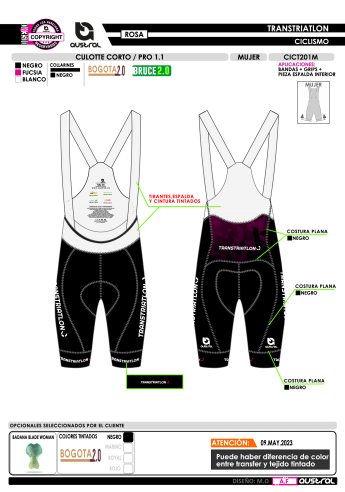 Culotte Corto PRO 1.1 - Rosa