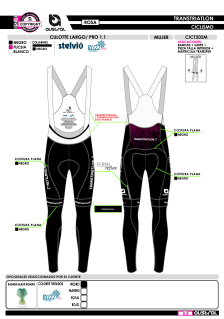 Culotte Largo PRO 1.1 - Rosa 2