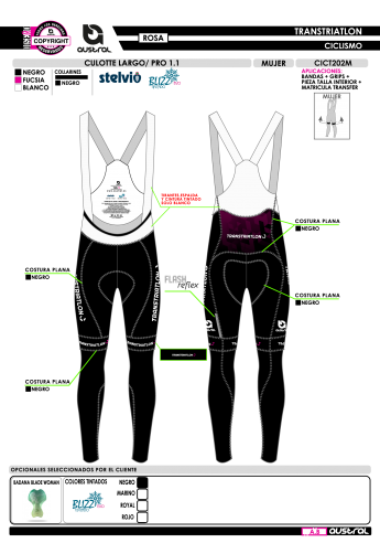 Culotte Largo PRO 1.1 - Rosa