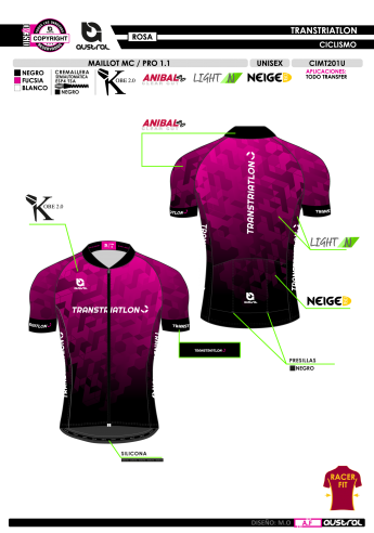 Maillot MC PRO 1.1 - Rosa