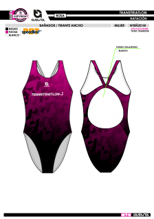 Bañador Tirante Ancho - Rosa 2