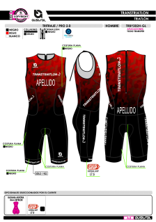 Tritraje PRO 2.0 - Rojo 2