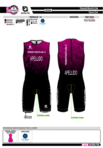 Tritraje K - Rosa