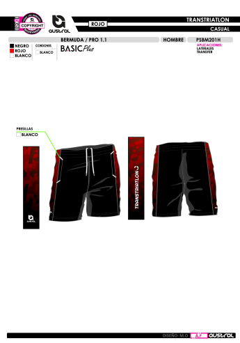 Bermuda PRO 1.1 - Negro