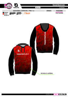 Sudadera Capucha PRO 1.6 -... 2