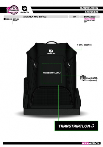 Mochila PRO 3.0 CG - Negro