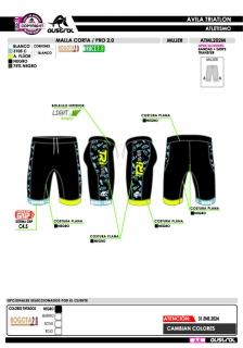 Malla Corta PRO 2.0 - Negro 2