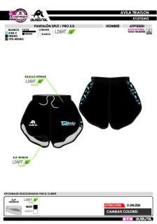 Pantalón Split PRO 2.0 - Negro 2