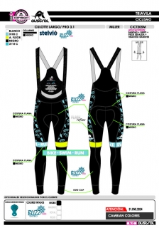 Culotte largo PRO 3.1 - Negro 2